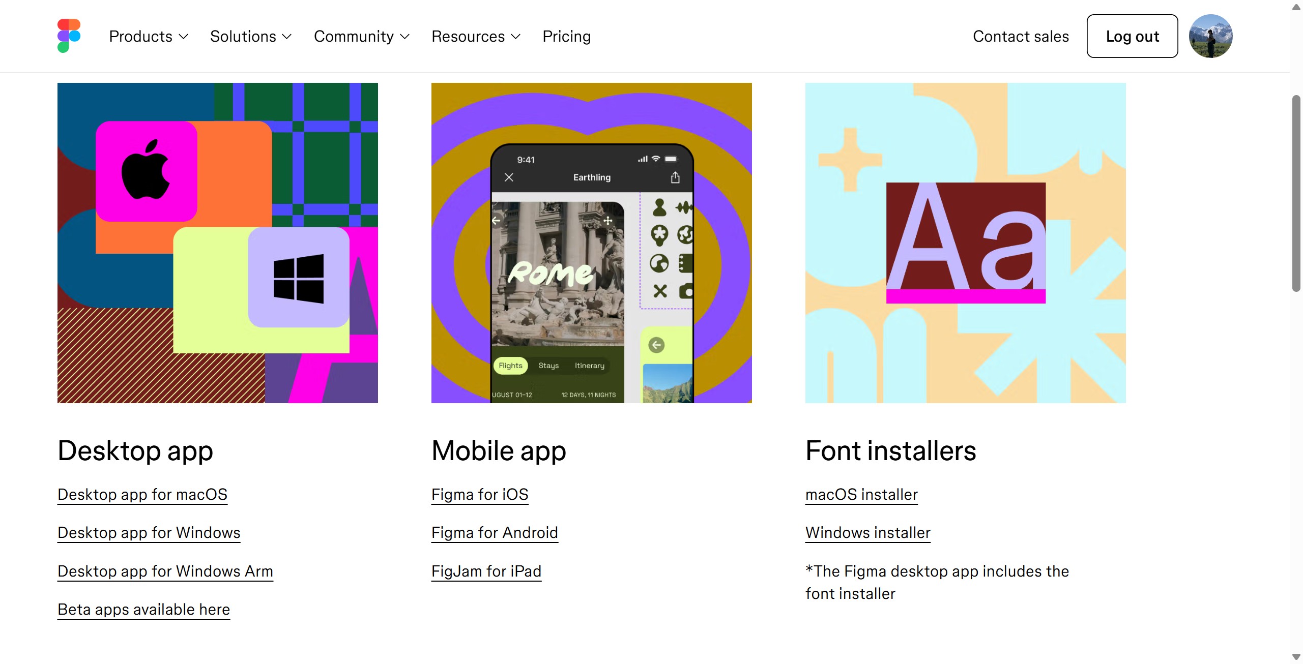 <p>If you are using the web version of Figma like me you need to download this <strong><em><a href="https://www.figma.com/downloads/" rel="noopener noreferrer" target="_blank">Font installers</a></em></strong>.</p>