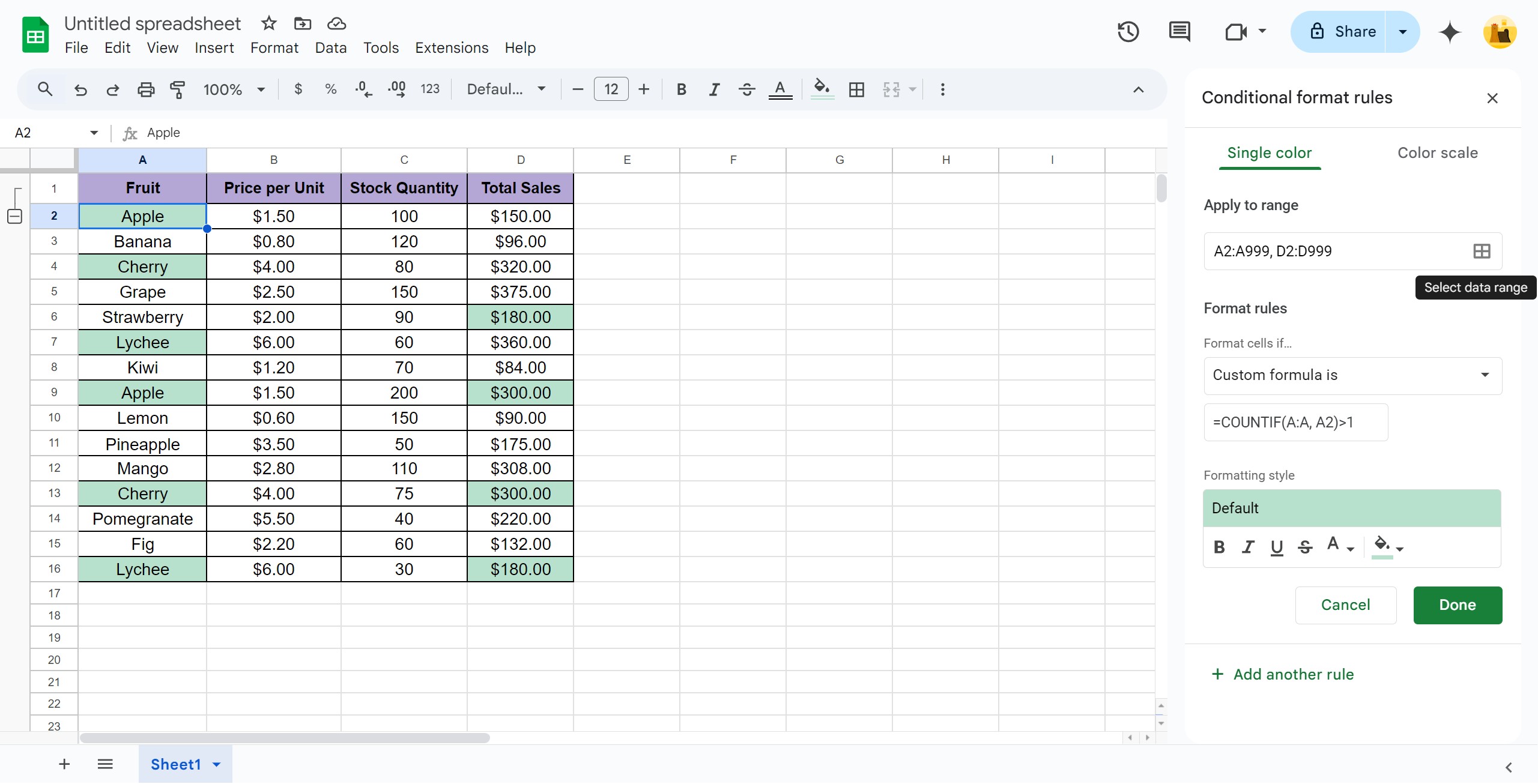 <p>Multi-column filter complete, continue to full table filter tutorial.</p>