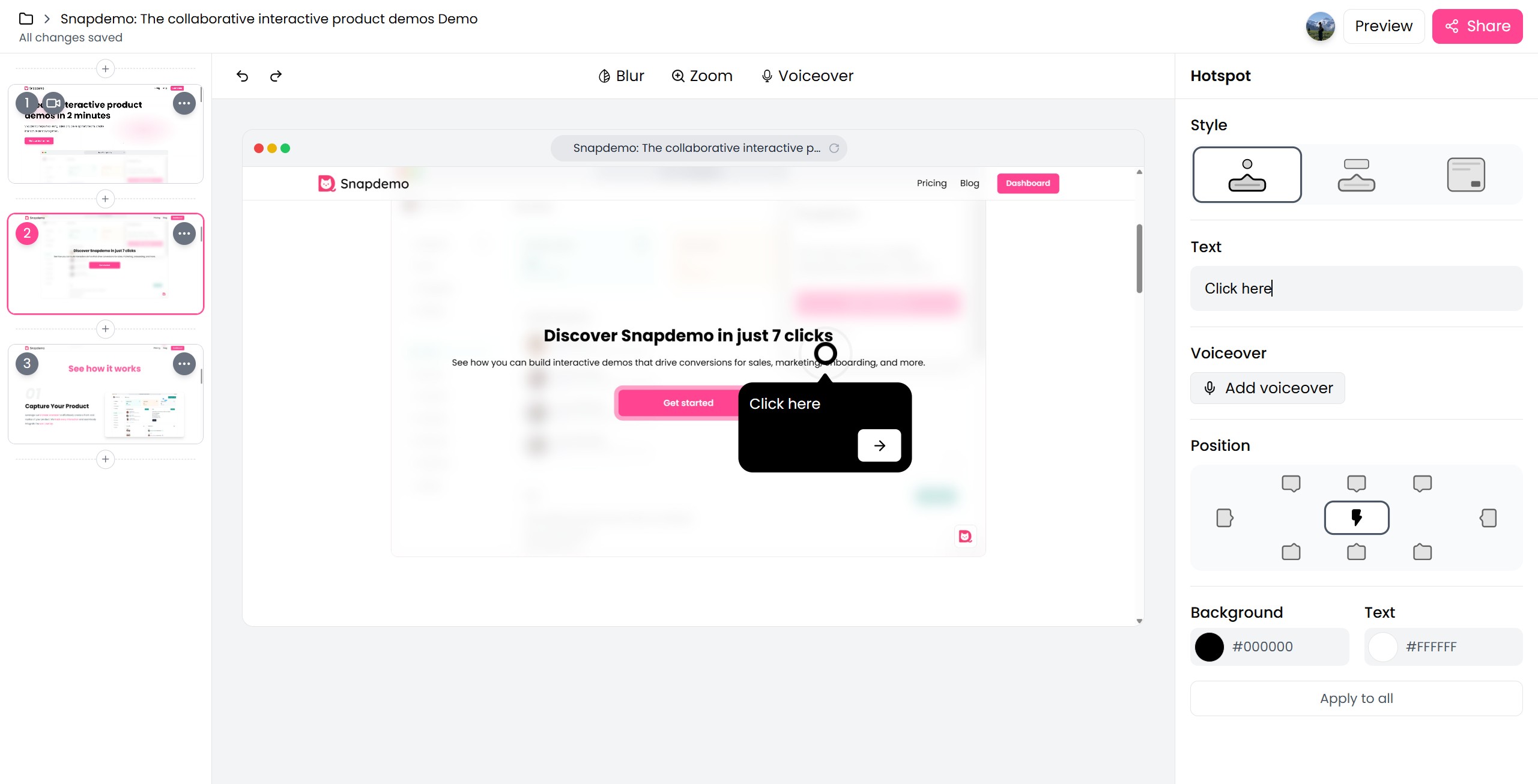 <p>Click "Click here"</p>