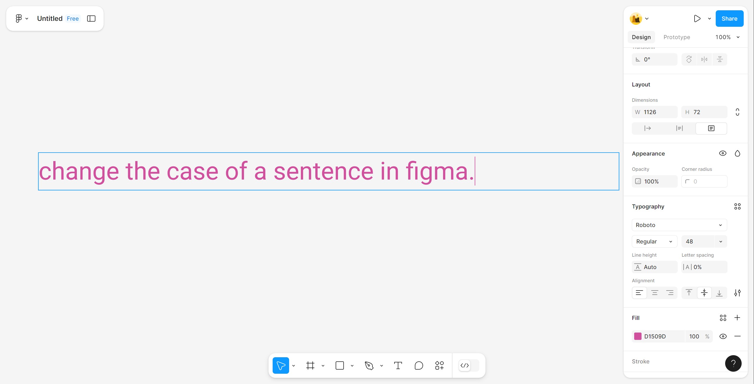 <p>Select the text you want to modify.</p>