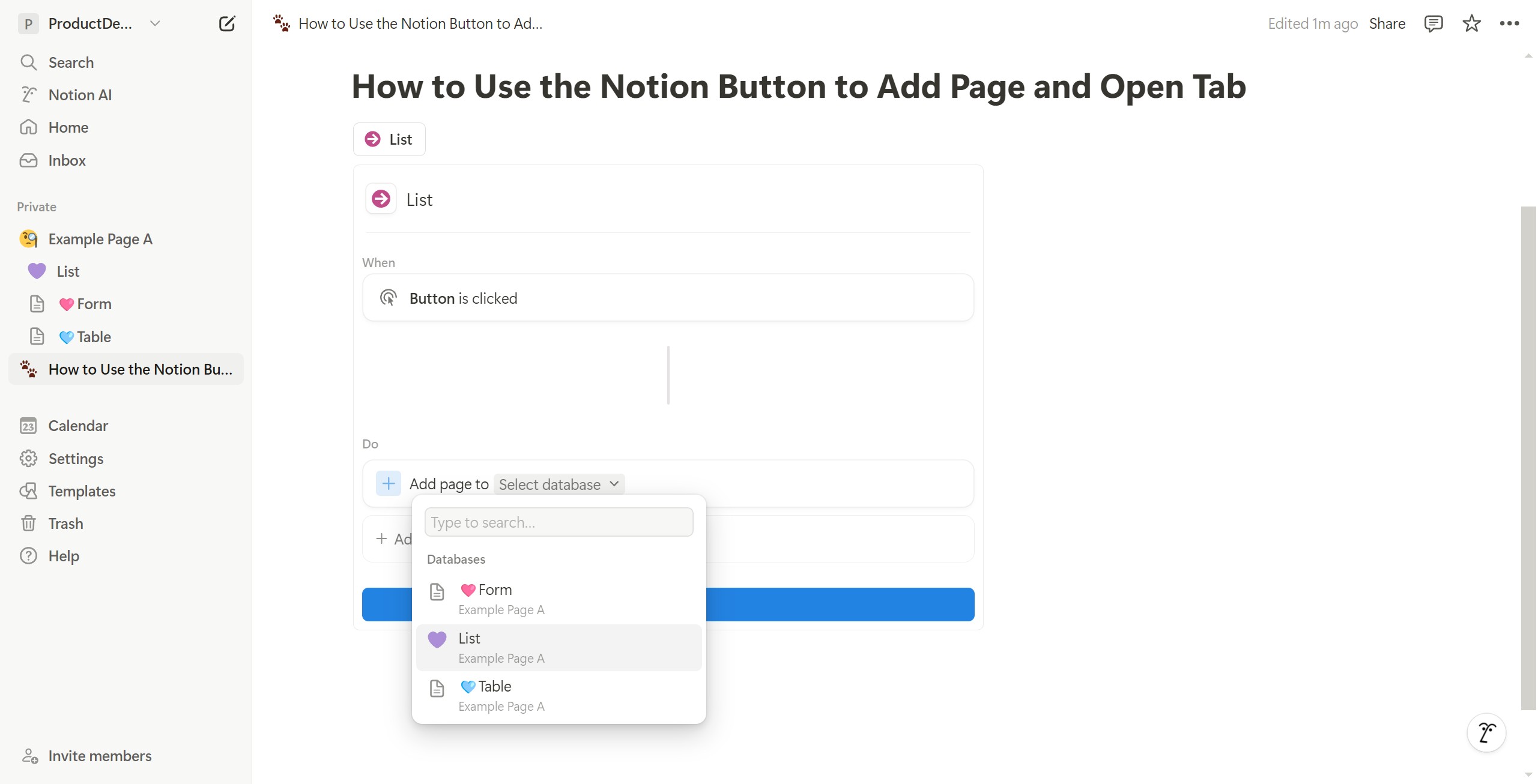 <p>Select the subpage to add.</p>
