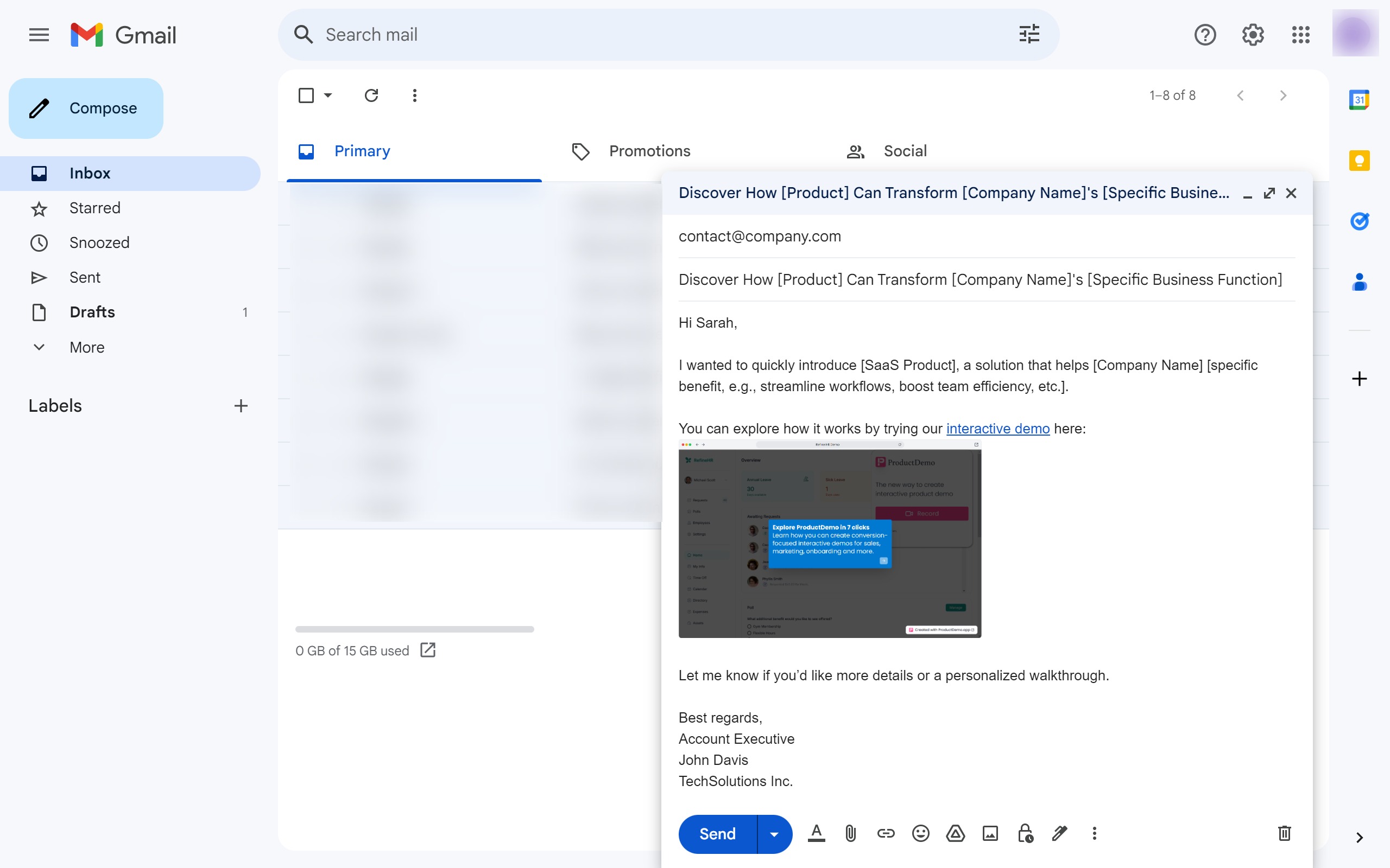 <p>Design and refine demos with your team, in one shared project.</p>