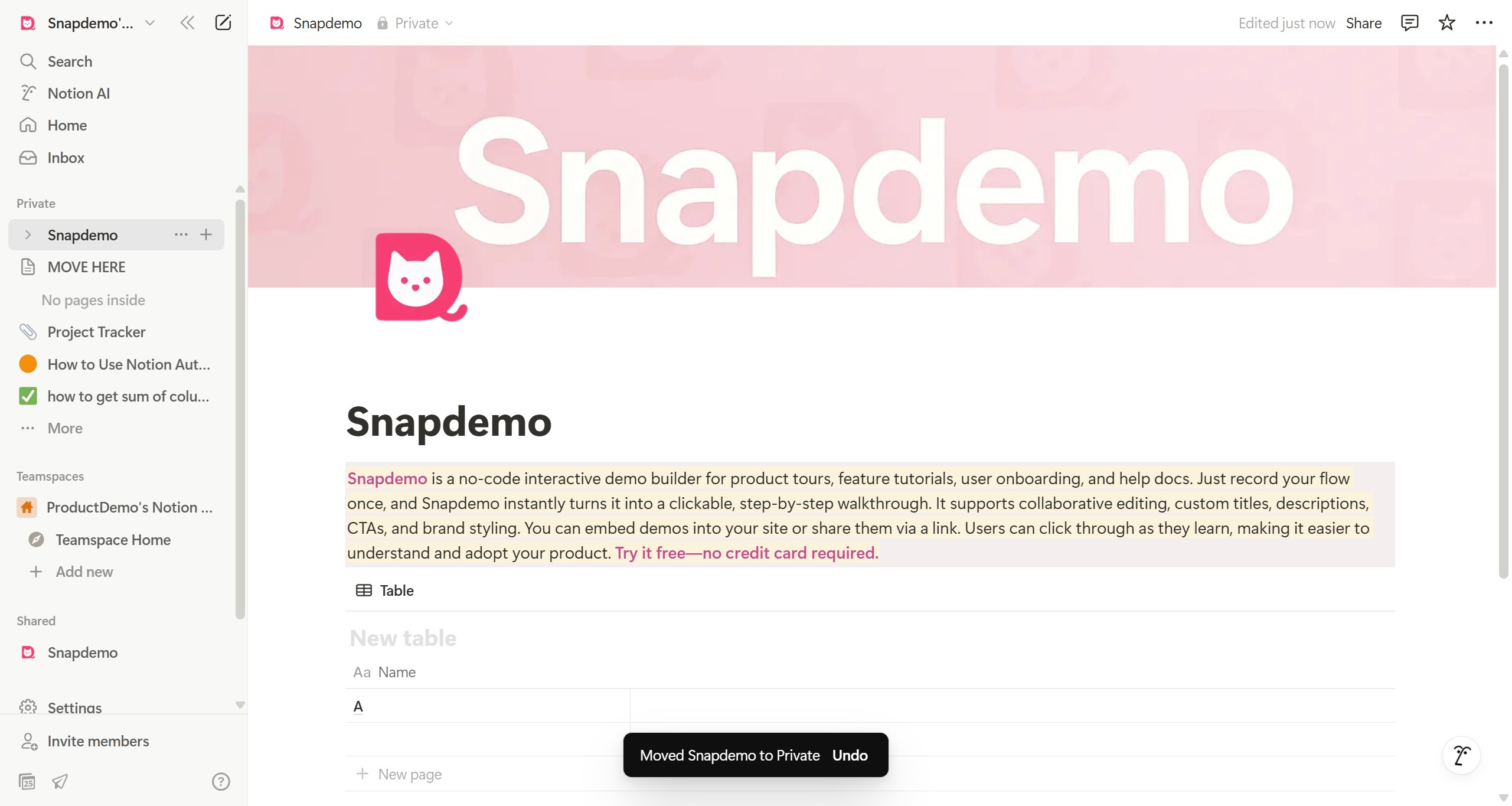 <p>Click "Snapdemo"</p>