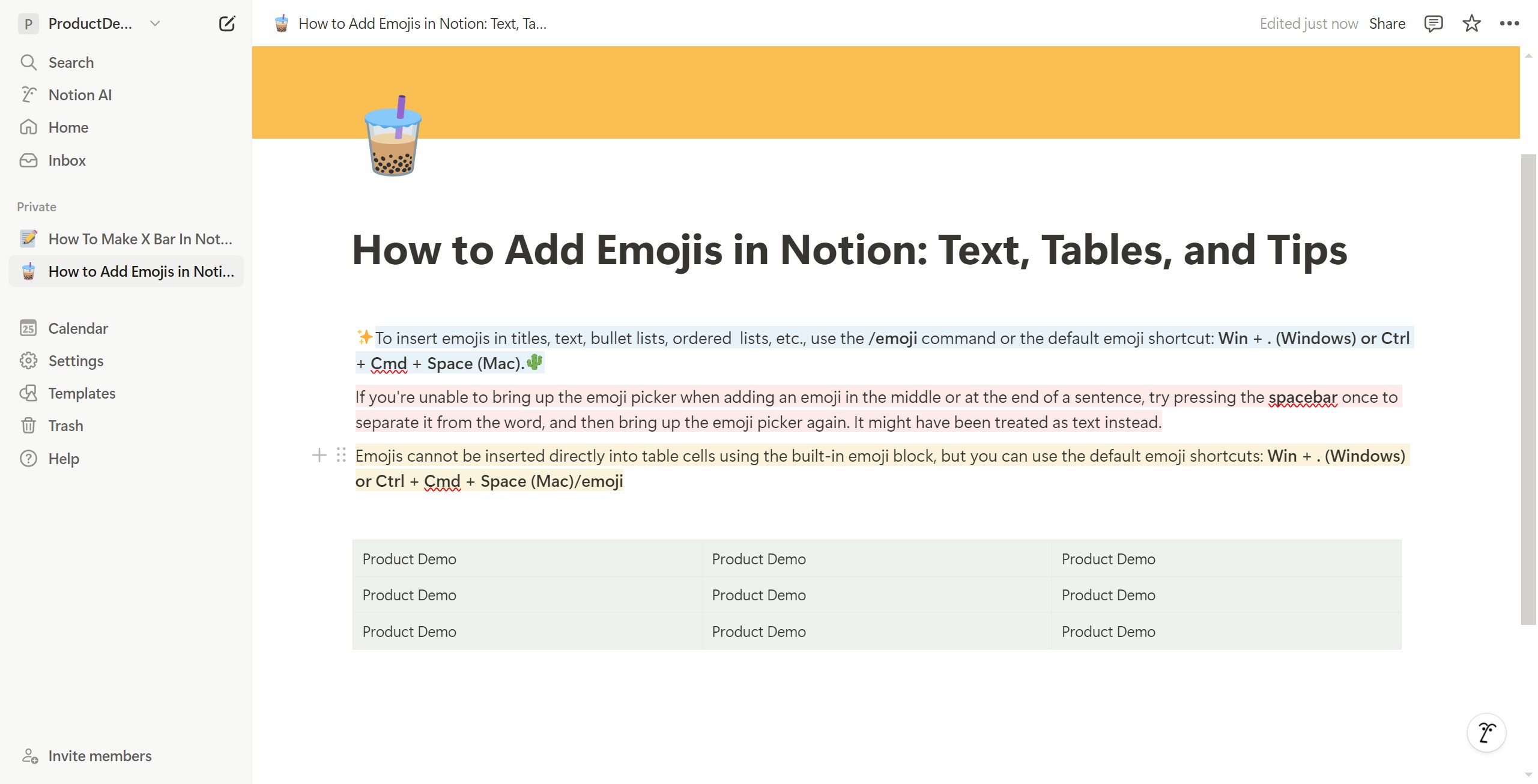 <p>Sometimes, even when you input correctly, the emoji picker may not appear.</p>