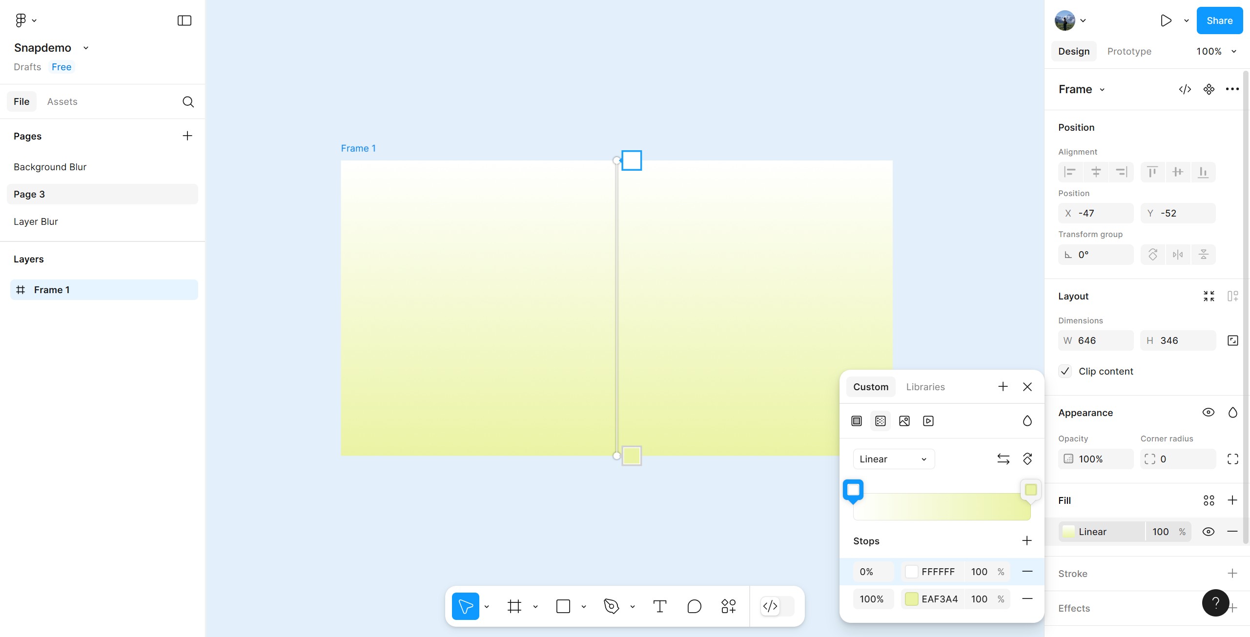 <p>Click "Linear"</p>