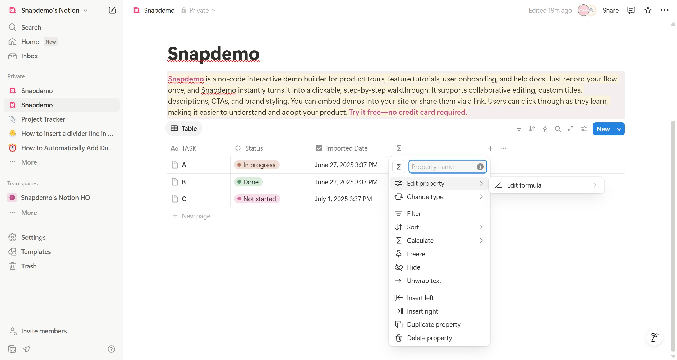 <p>Click the input</p>
