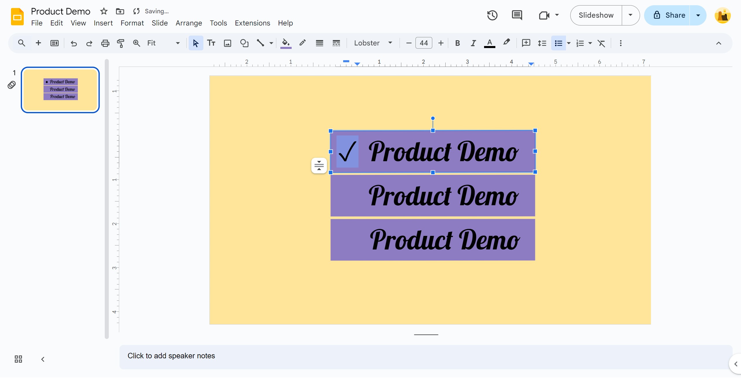 <p>Done. Next, Method 2: Customize Your Checkbox with Shapes.</p>