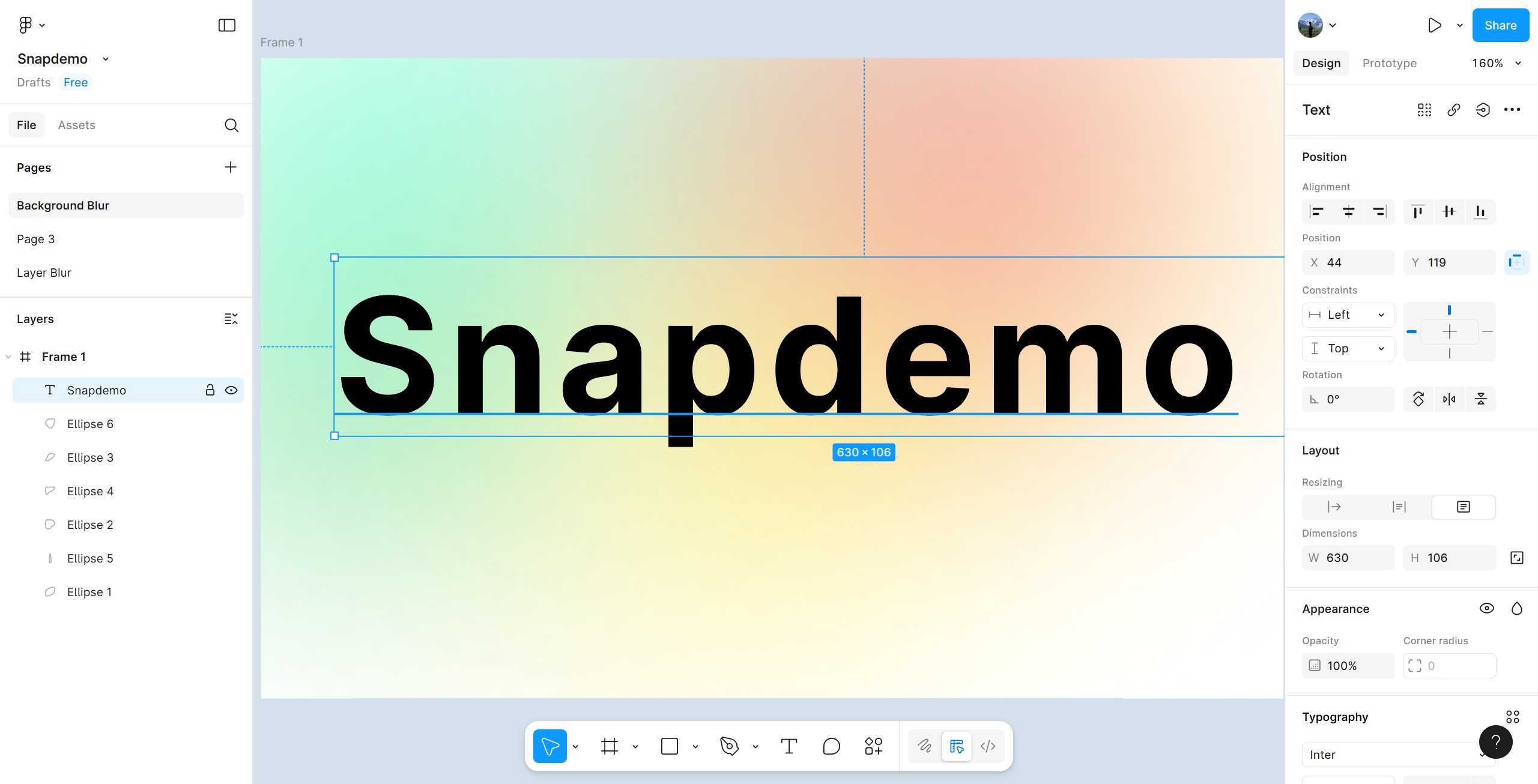 <p>Select the text and right-click.</p>