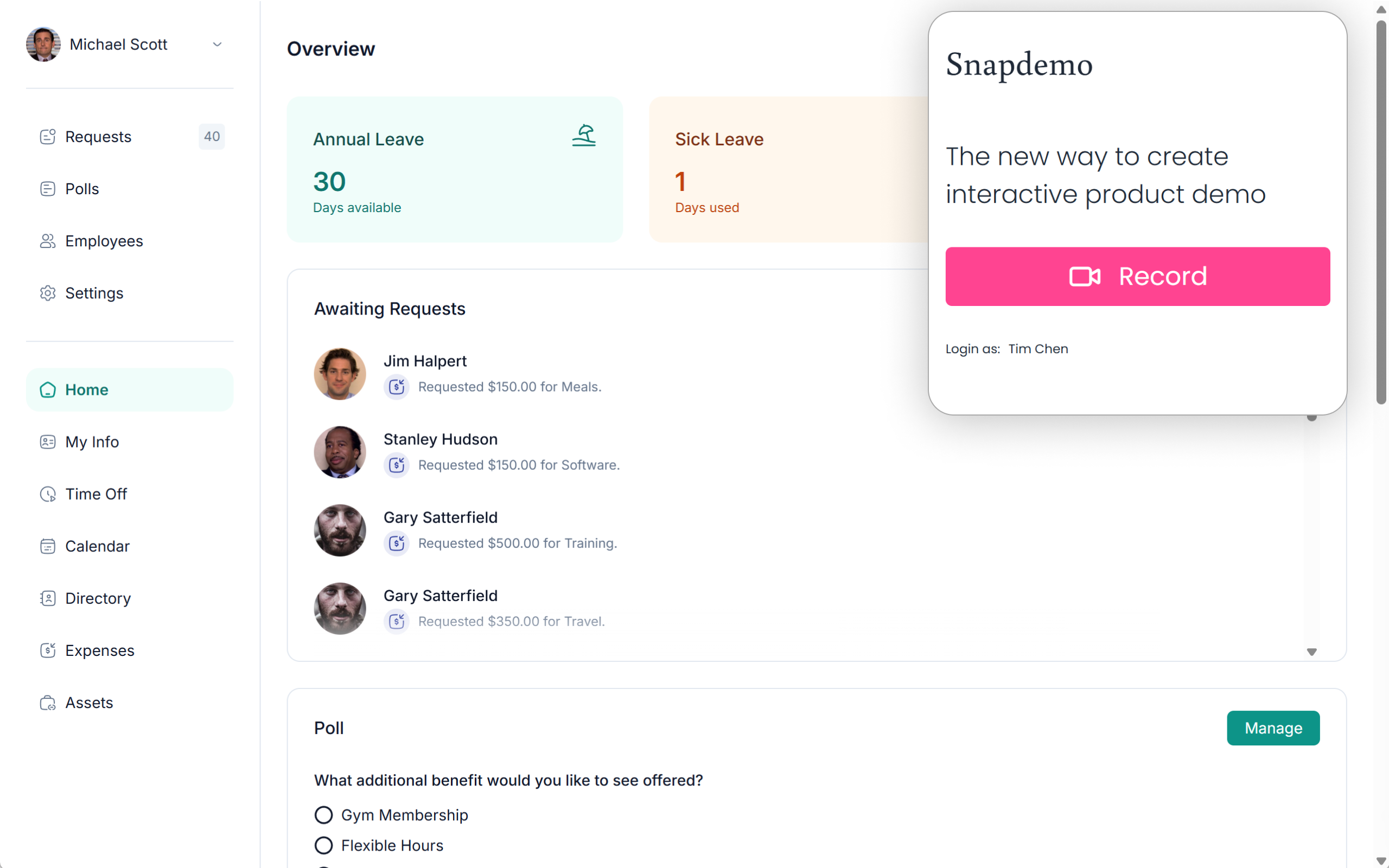 <p>Create a product demo using the Chrome Extension</p>