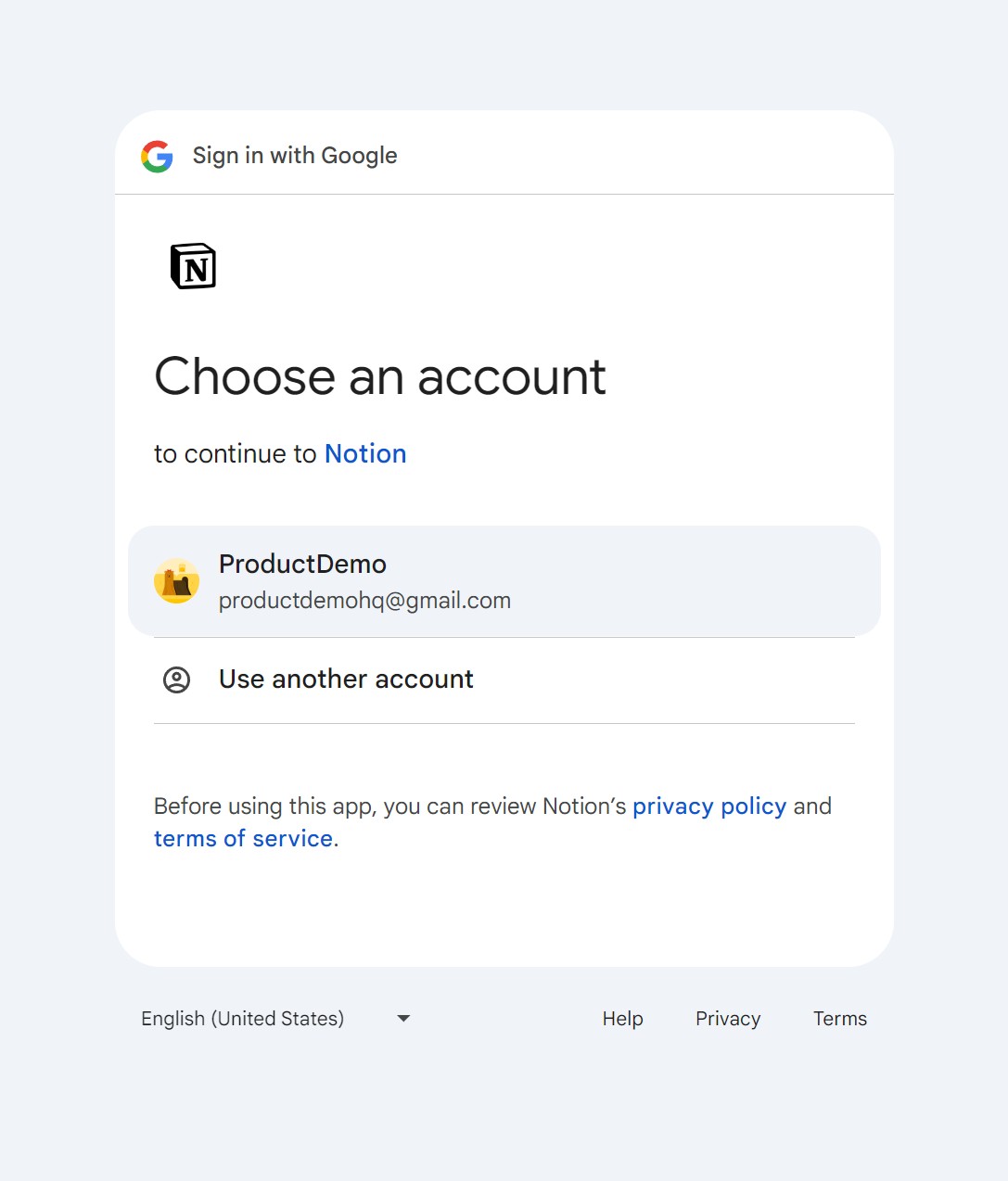 <p>Click ProductDemo</p>