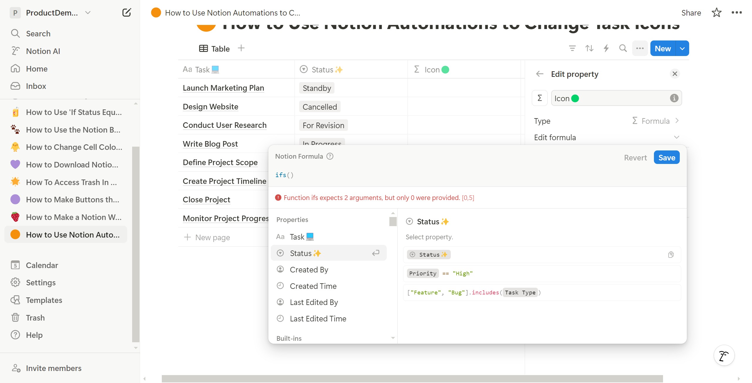 <p>Choose the condition for the reference, I will use status as the reference.</p>