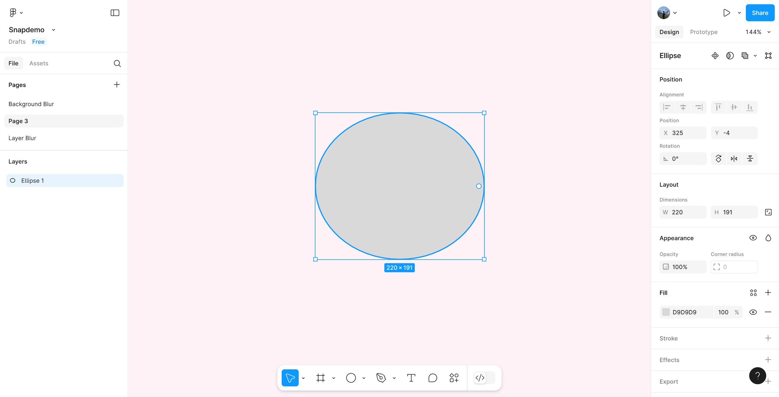 <p>Click the fill area.</p>