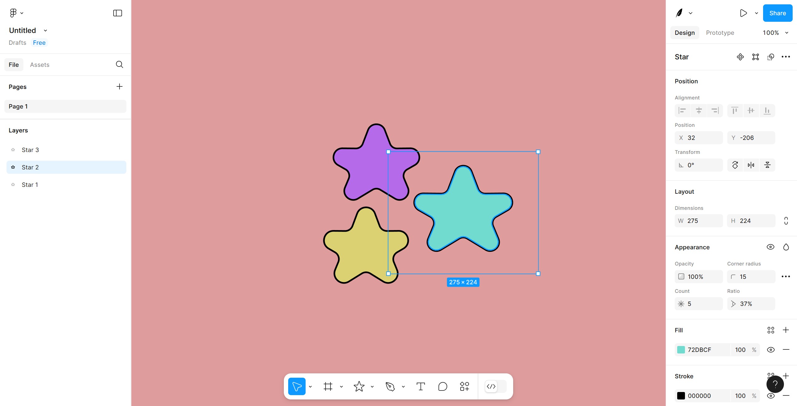 <p>Select the target and right-click.</p>
