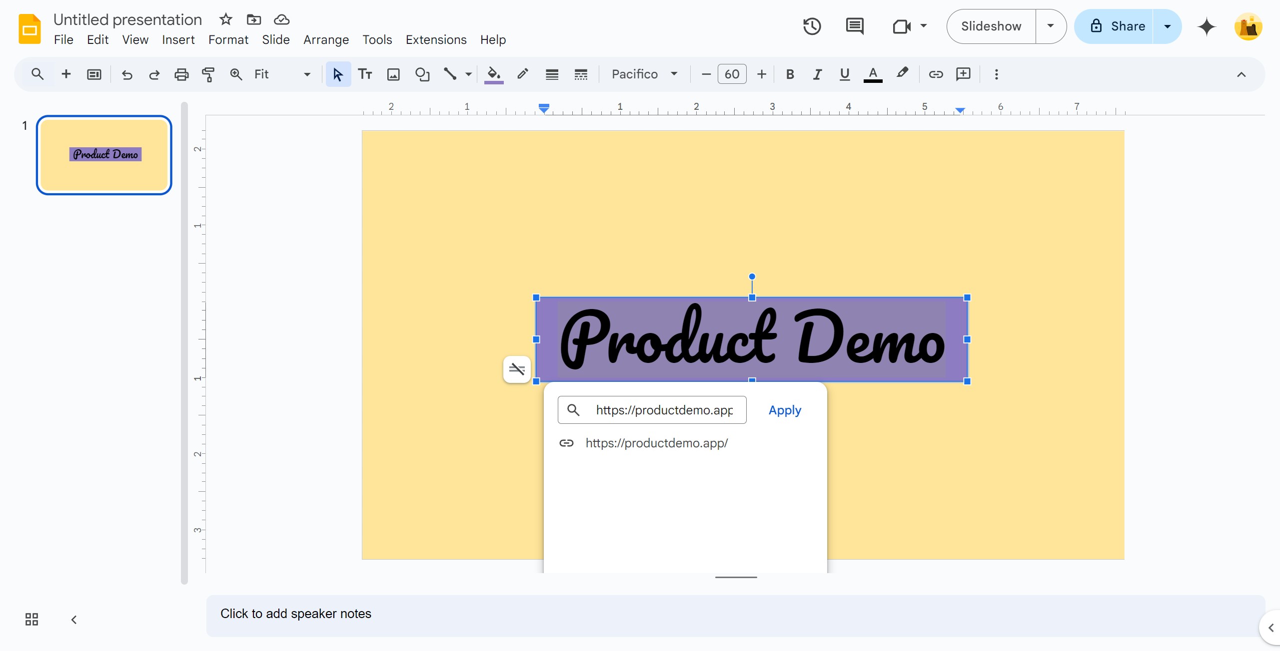 <p>Click https://productdemo.app/</p>