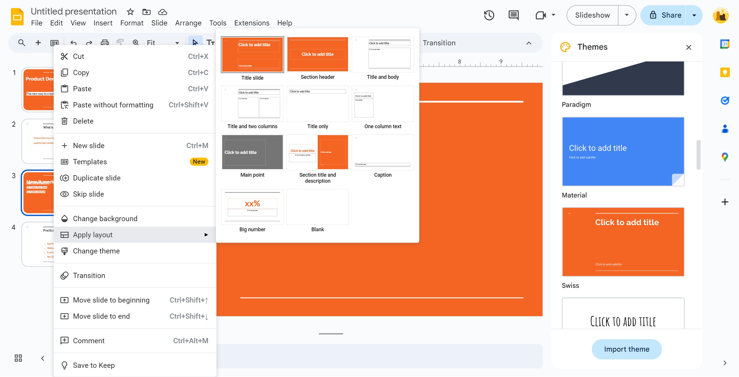<p>Click Apply layout and select a suitable one to quickly fix the layout issue.</p>