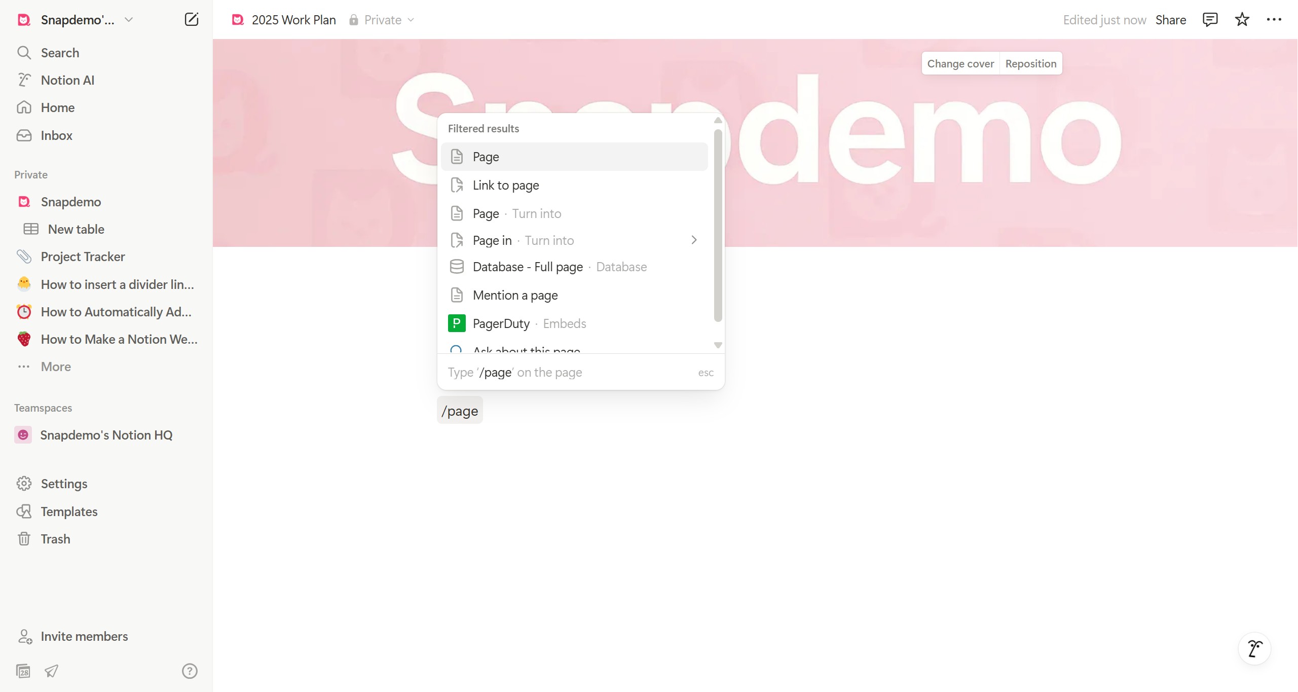 <p>Design the main page content, then add subpages to it.</p>