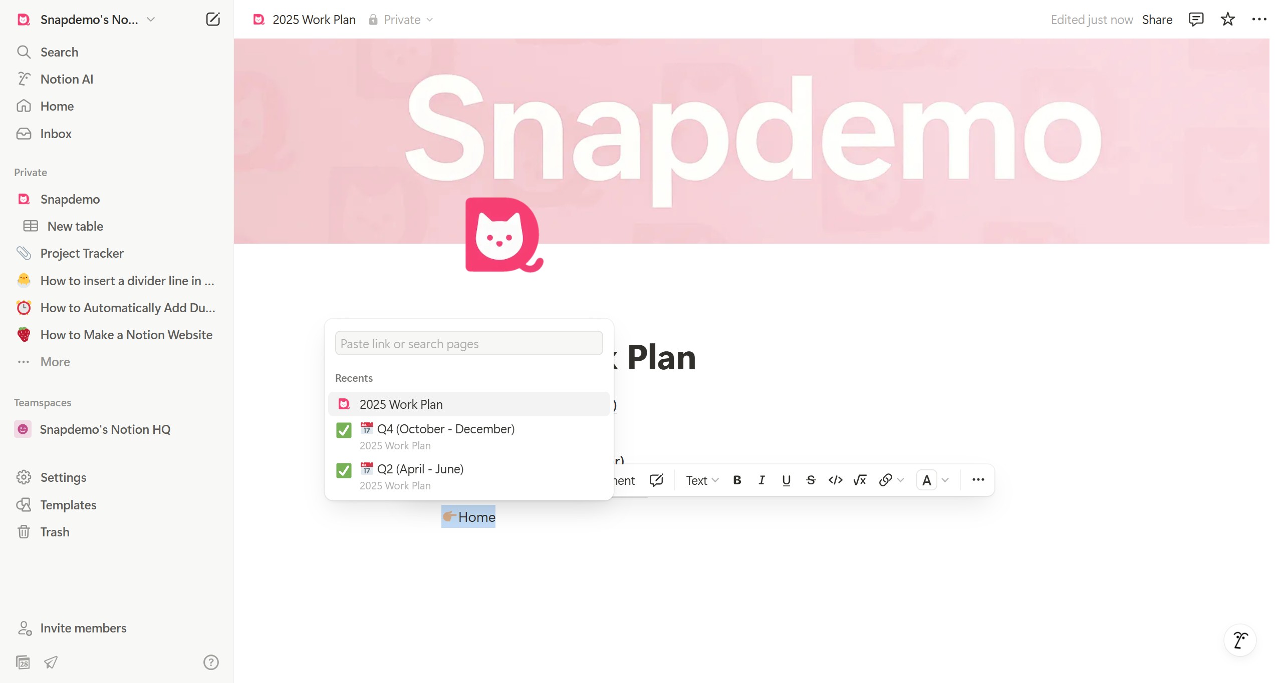 <p>Click "2025 Work Plan"</p>
