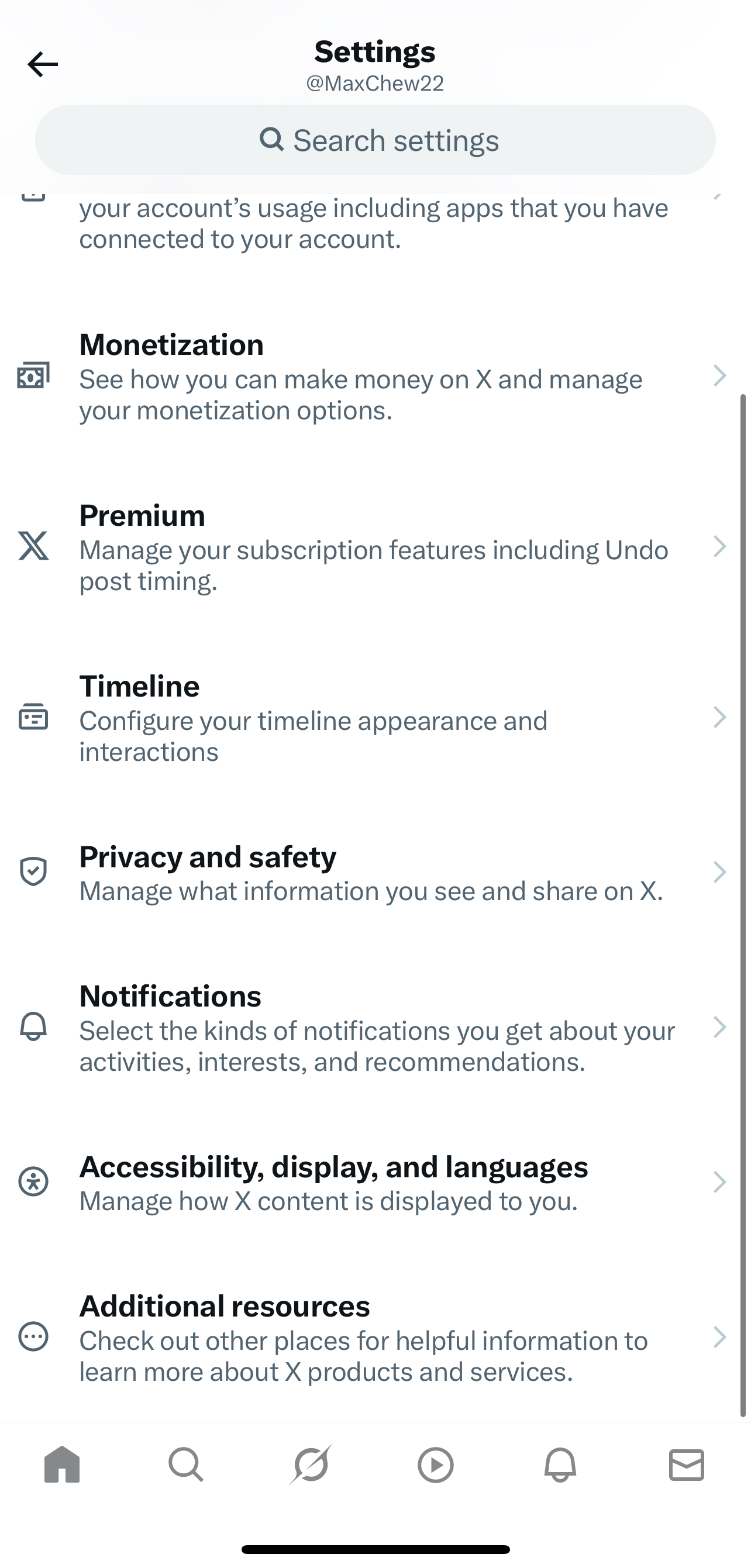 <p>Click Privacy and safety.</p>