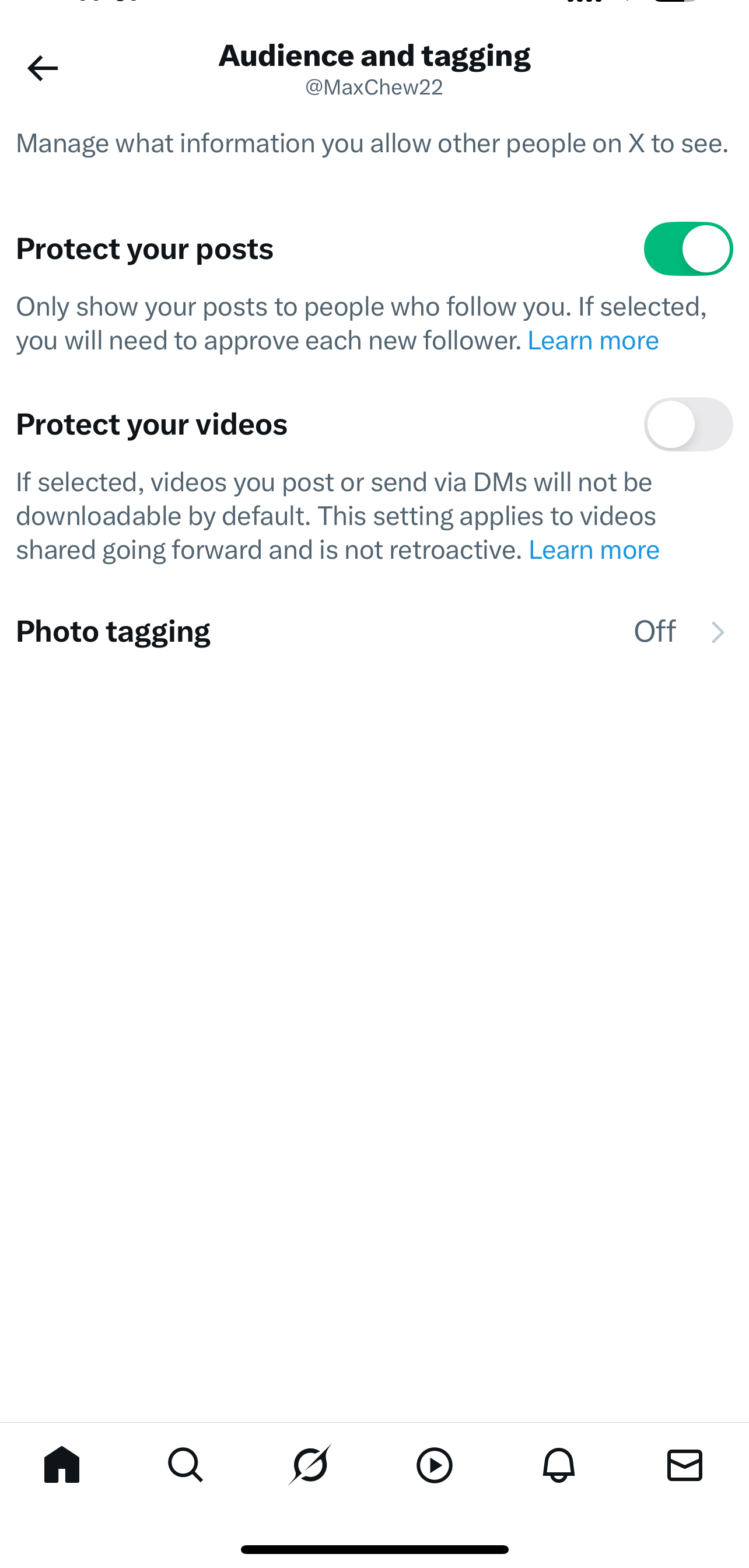 <p>Turn on protect your posts.</p>