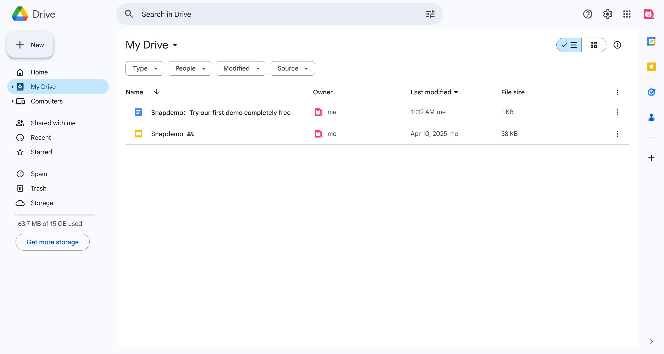 <p>Open Google Drive and create a new folder specifically for your screenshot assets.</p>