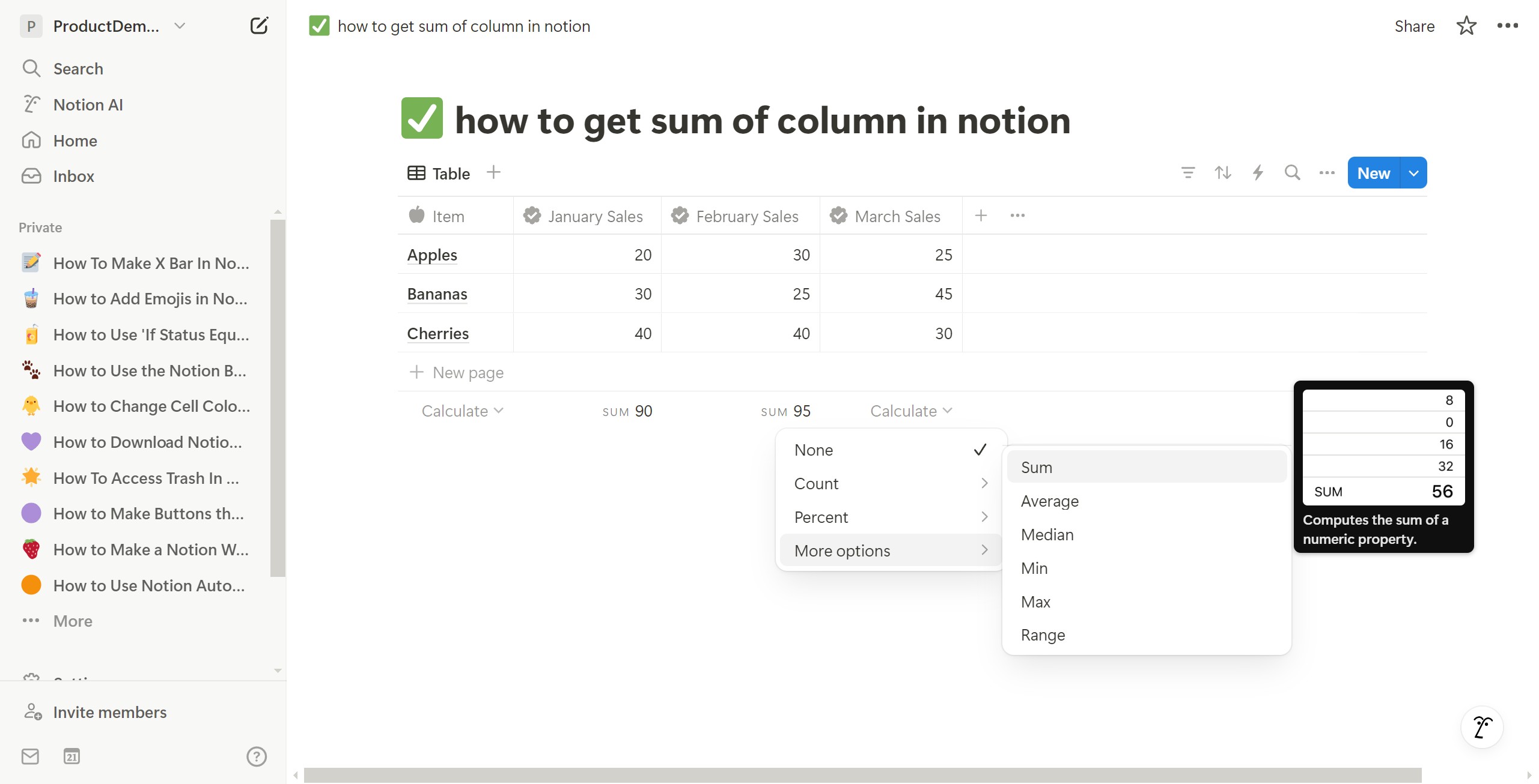 <p>Click Sum</p>