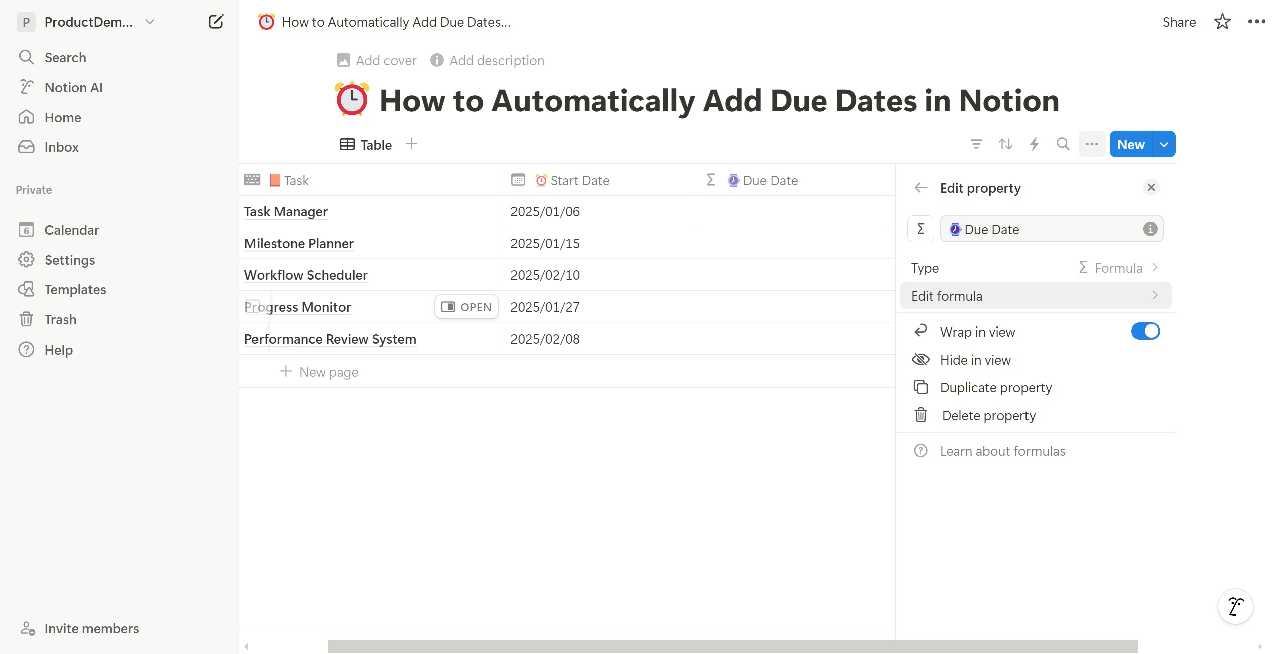 <p>Make sure the type is set to Formula, then click on this to edit.</p>