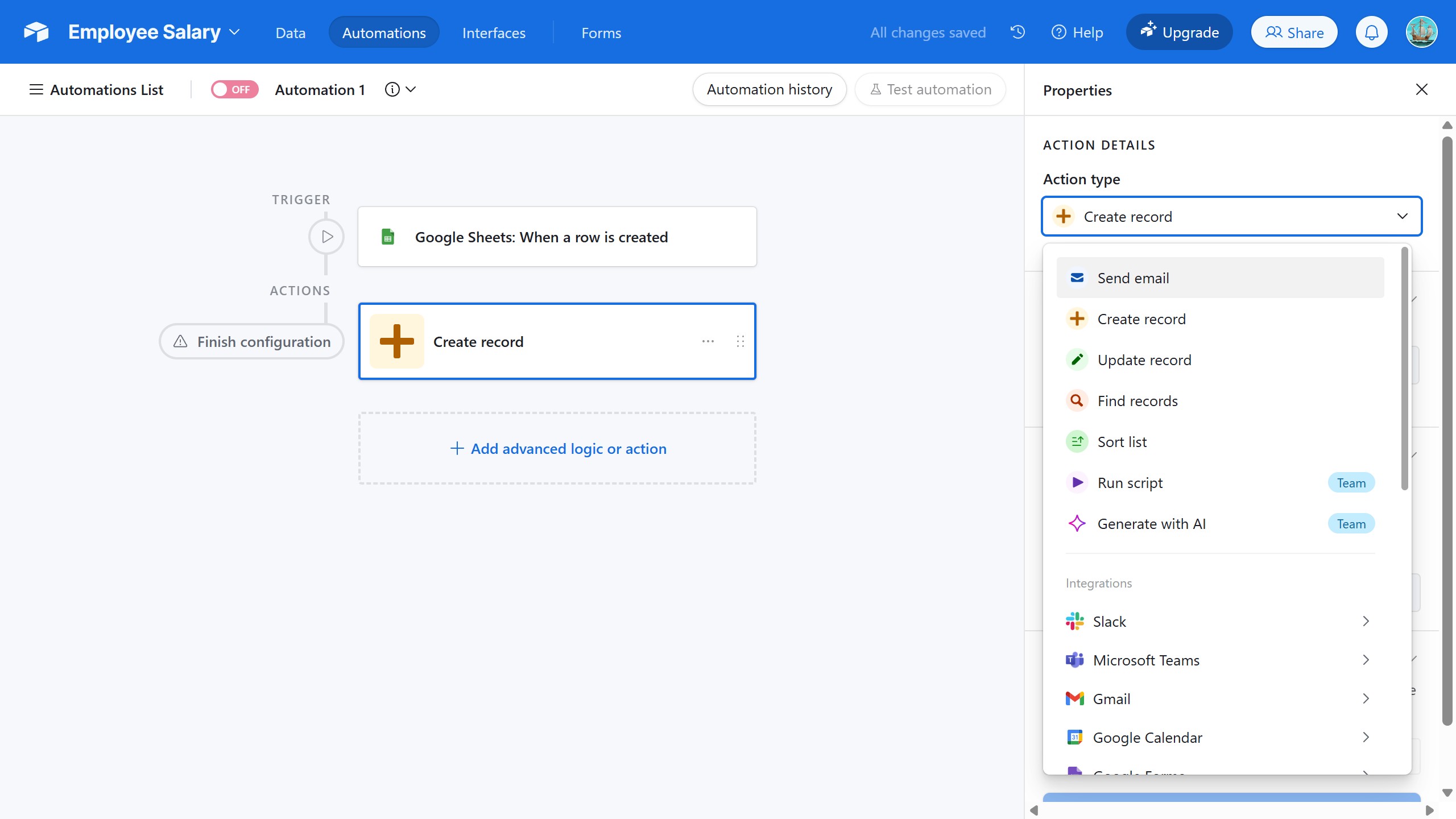 <p>Click "Create record"</p>